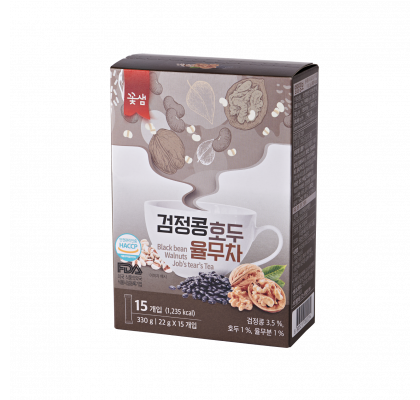 KOTSAM Black beans, walnuts, job`s tear`s tea 15T/꽃샘 검정콩 호두 율무차 15T